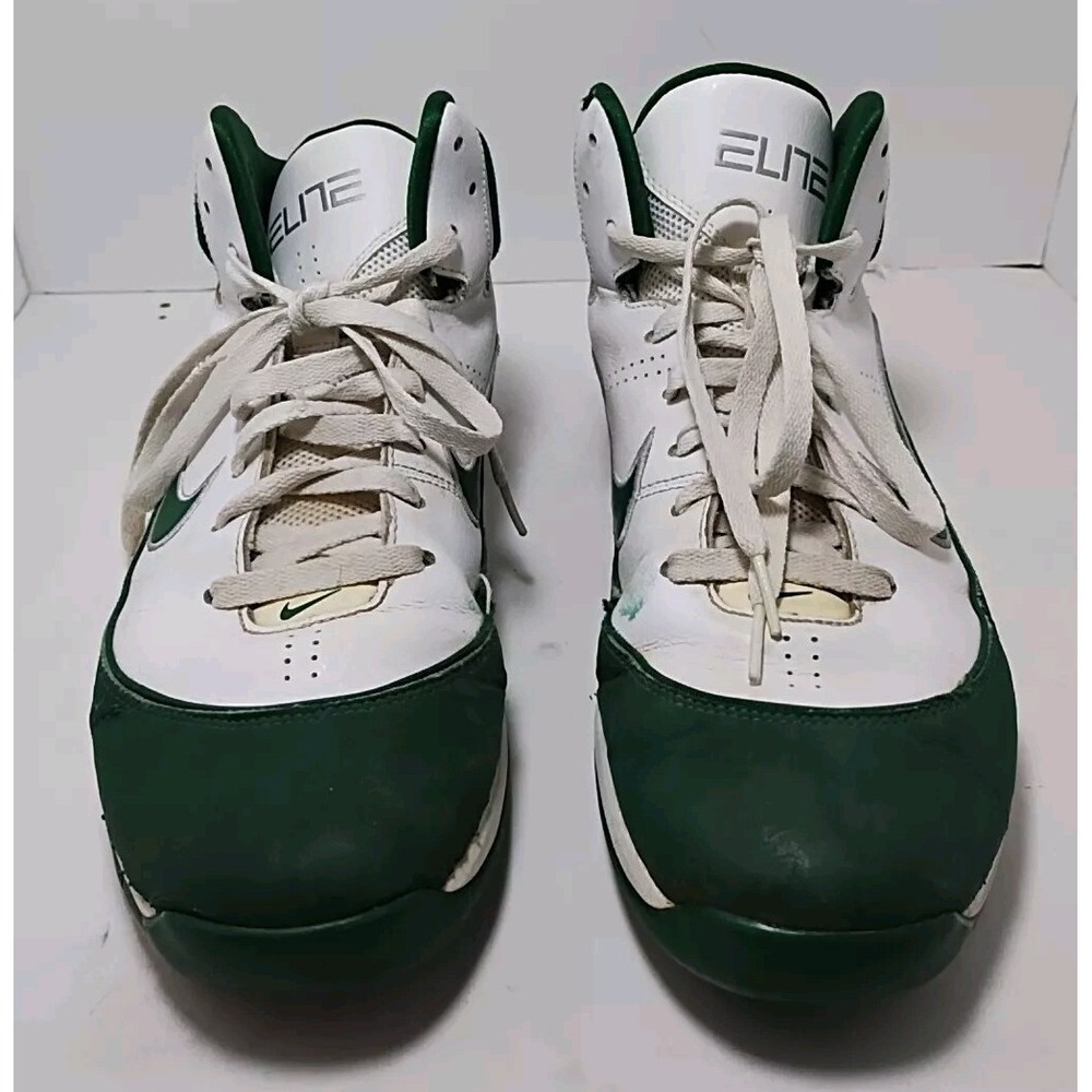 Nike Air Max Elite Basketball Shoes Mens Size 11.5 Green Sneakers 454139-107 - Picture 3 of 13